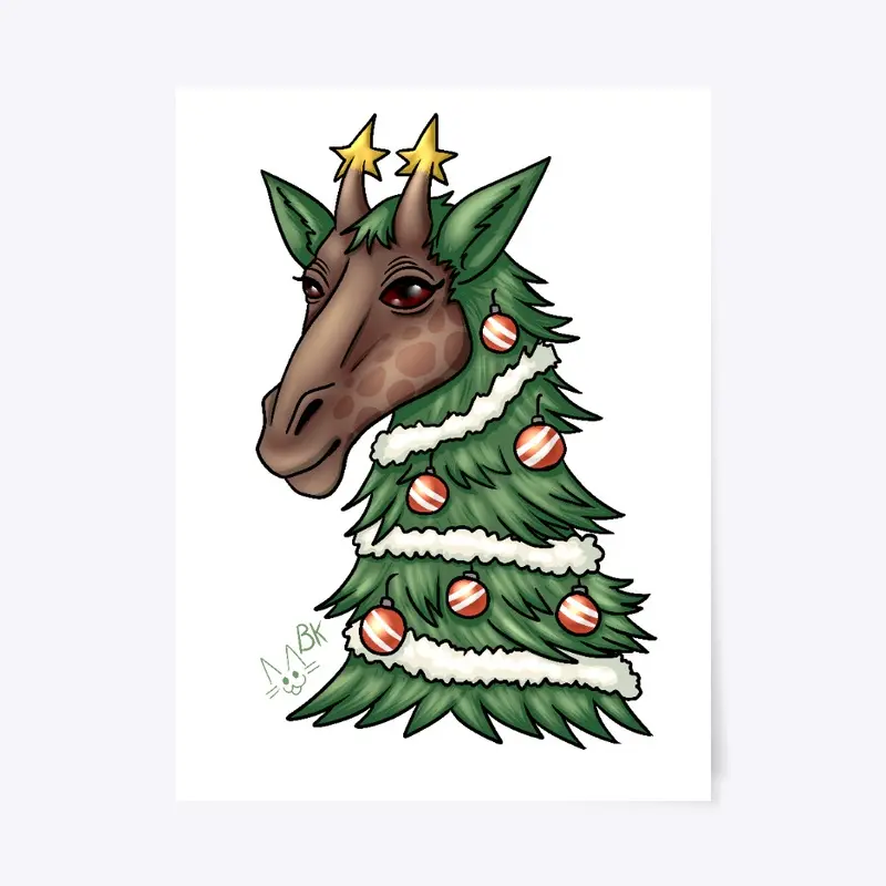 Christmas Tree Giraffe