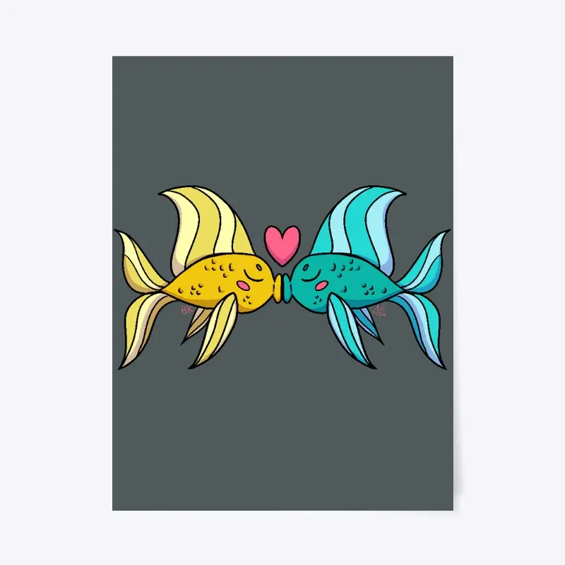 Kissing Fishes