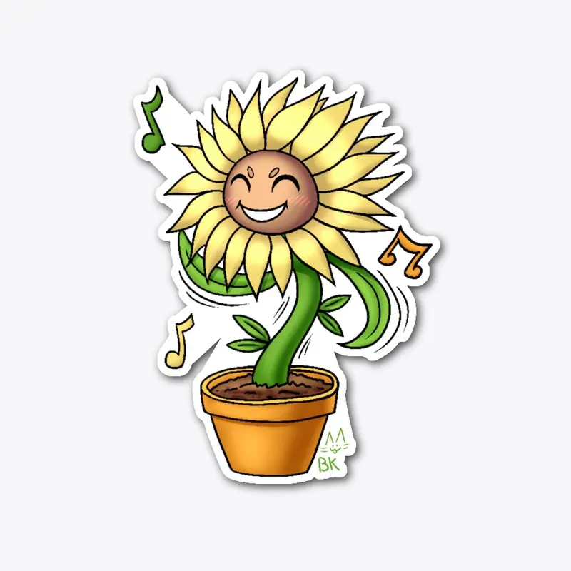 Happy Dancing Sunflower