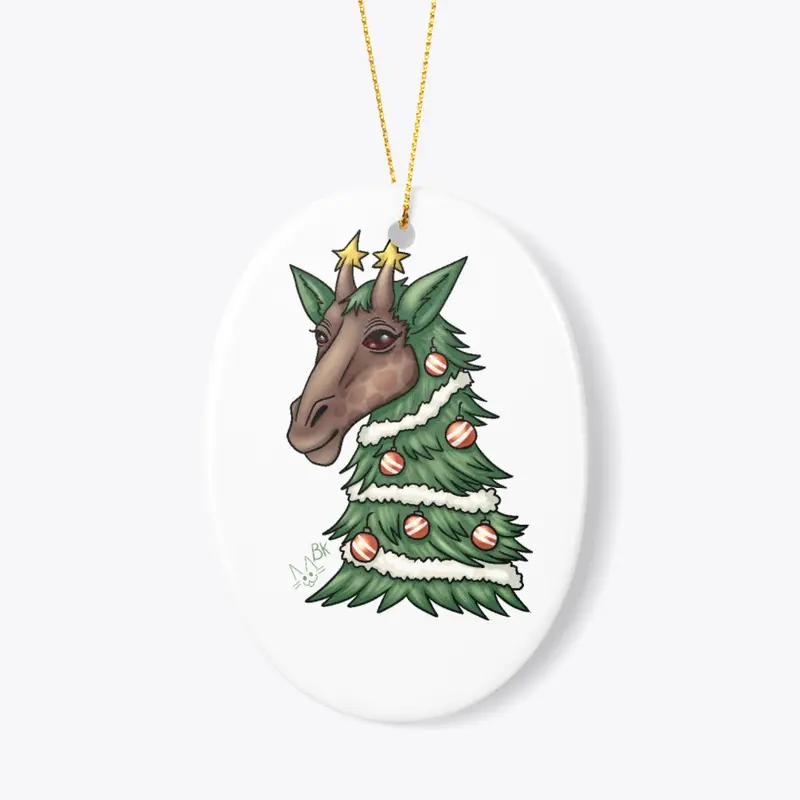 Christmas Tree Giraffe