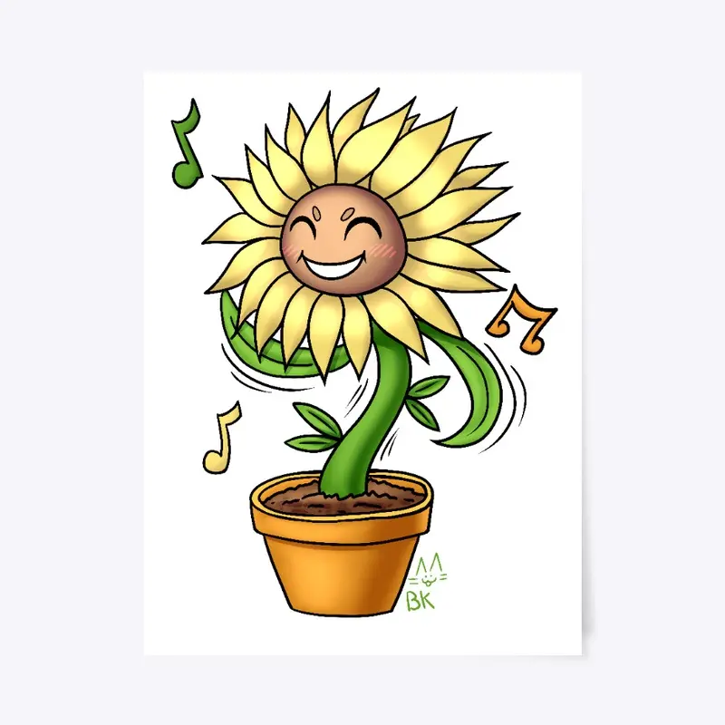 Happy Dancing Sunflower