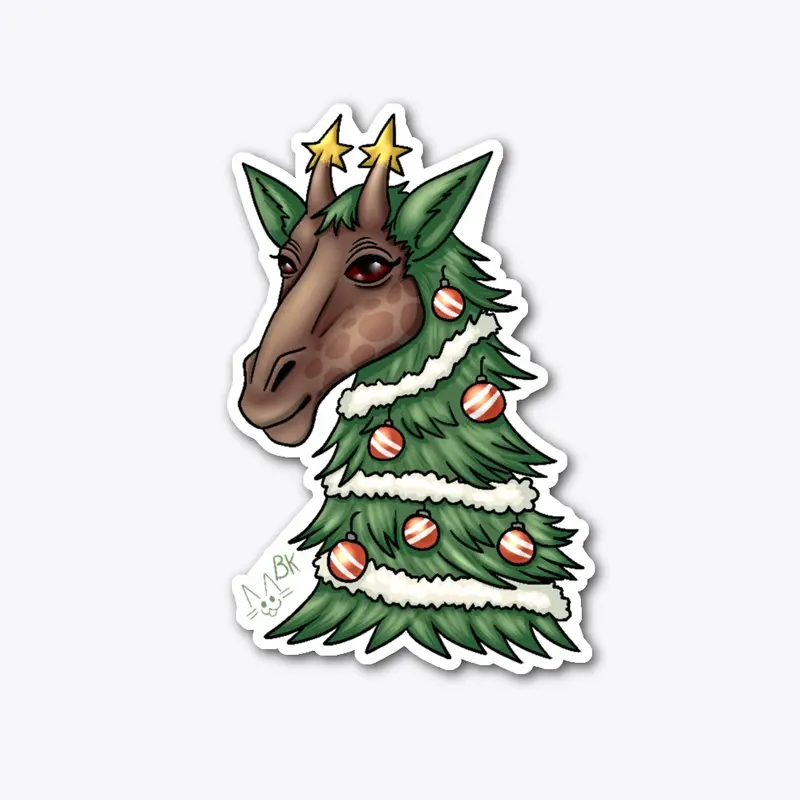 Christmas Tree Giraffe