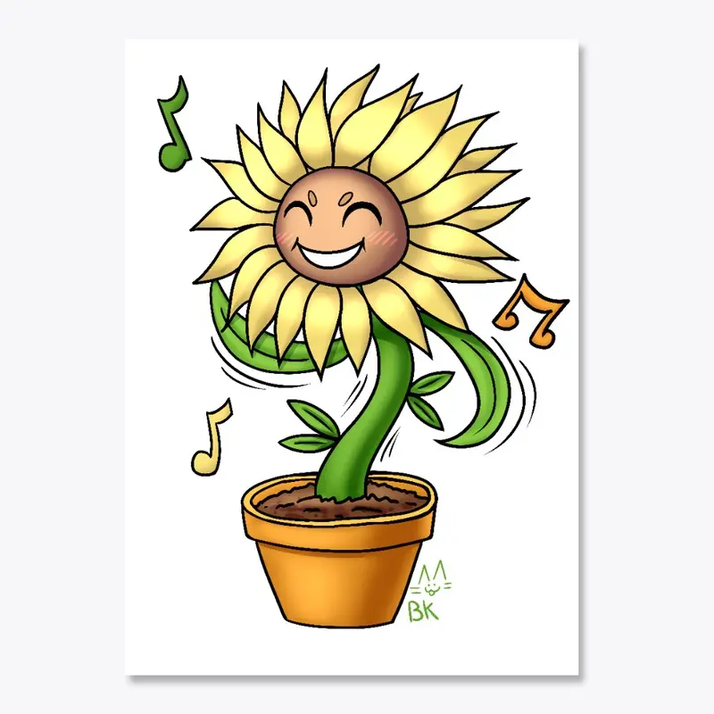 Happy Dancing Sunflower